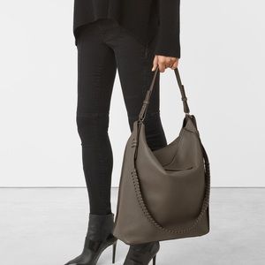 ALLSAINTS Large Grey Kita Bag